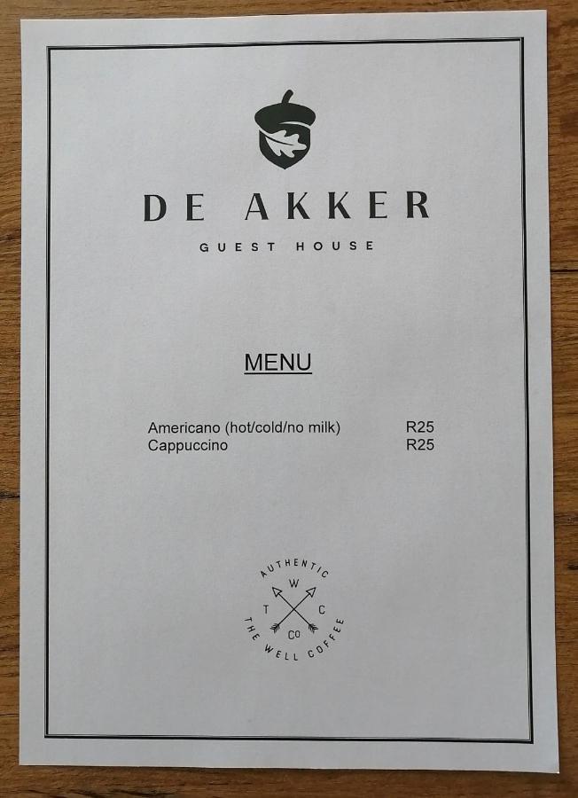 De Akker Guest House Bloemfontein Ngoại thất bức ảnh